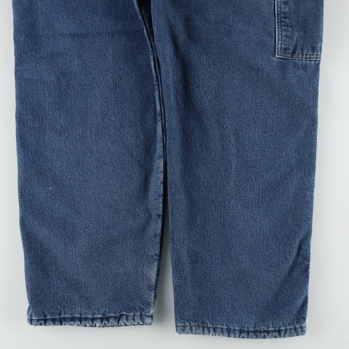 90'S Wrangler denim painter pants, men's size W36 (approx.), vintage. cotton blue type Vintage Second Hand