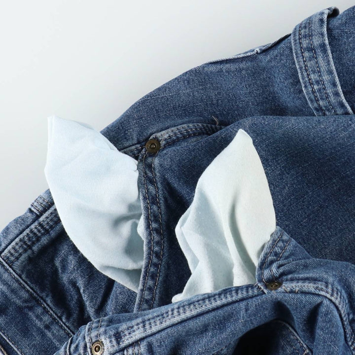 90'S Wrangler denim painter pants, men's size W36 (approx.), vintage. cotton blue type Vintage Second Hand