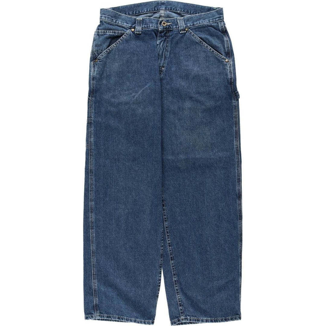 Lee DUNGAREES denim painter pants for men, size W34 unclear blue type Vintage Second Hand