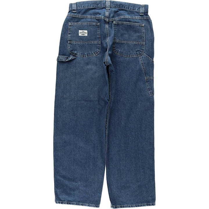 Lee DUNGAREES denim painter pants for men, size W34 unclear blue type Vintage Second Hand