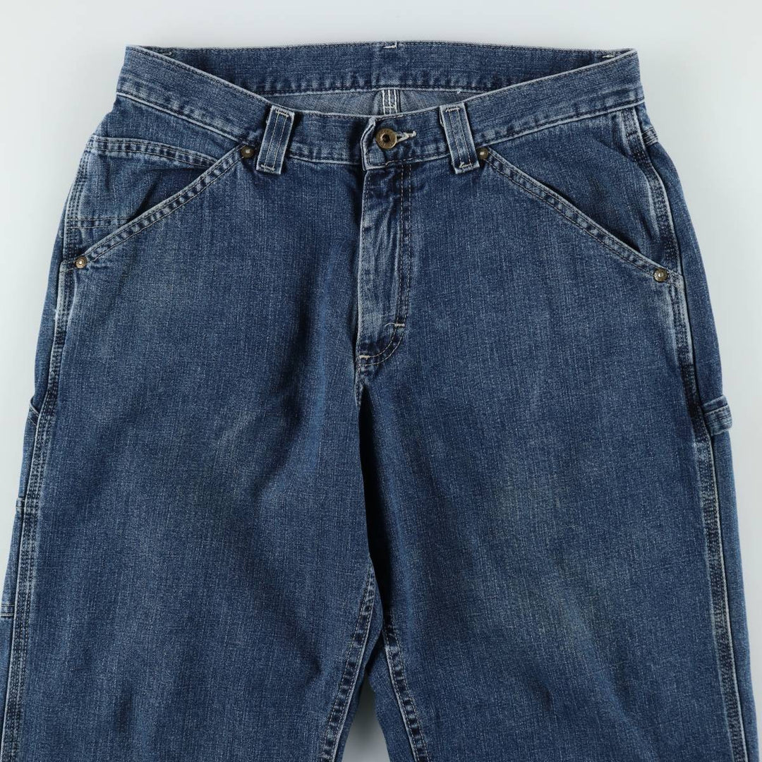 Lee DUNGAREES denim painter pants for men, size W34 unclear blue type Vintage Second Hand