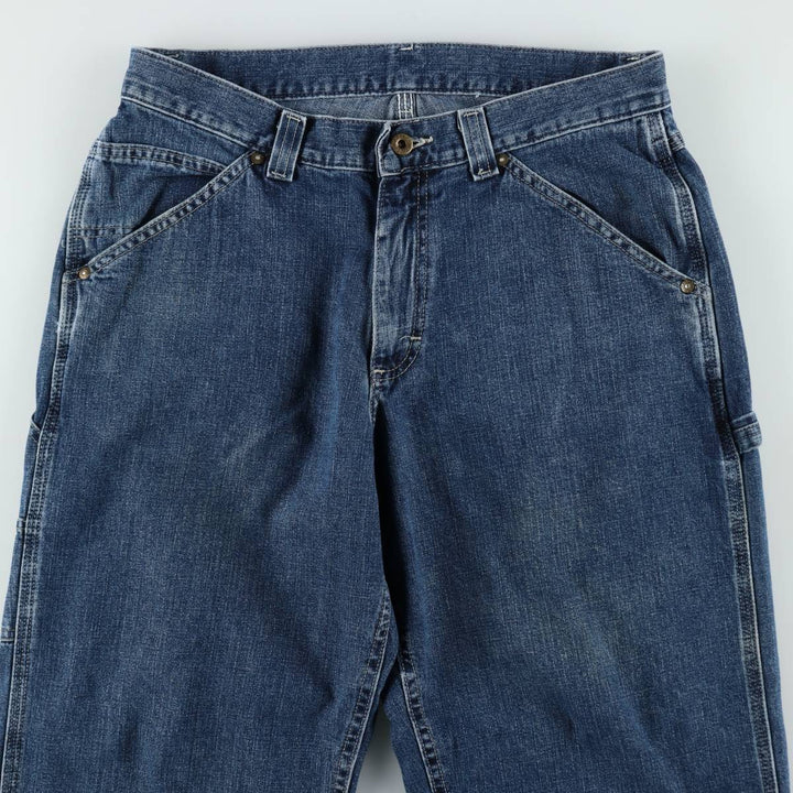 Lee DUNGAREES denim painter pants for men, size W34 unclear blue type Vintage Second Hand