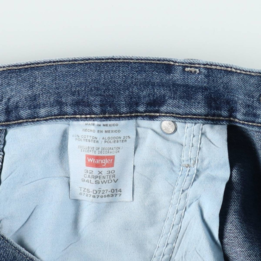 Wrangler Denim Painter Pants for Men, W32 equivalent cotton blue type Vintage Second Hand
