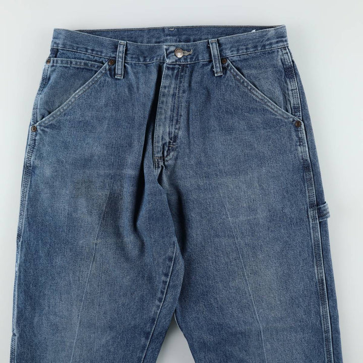 Wrangler Denim Painter Pants for Men, W32 equivalent cotton blue type Vintage Second Hand