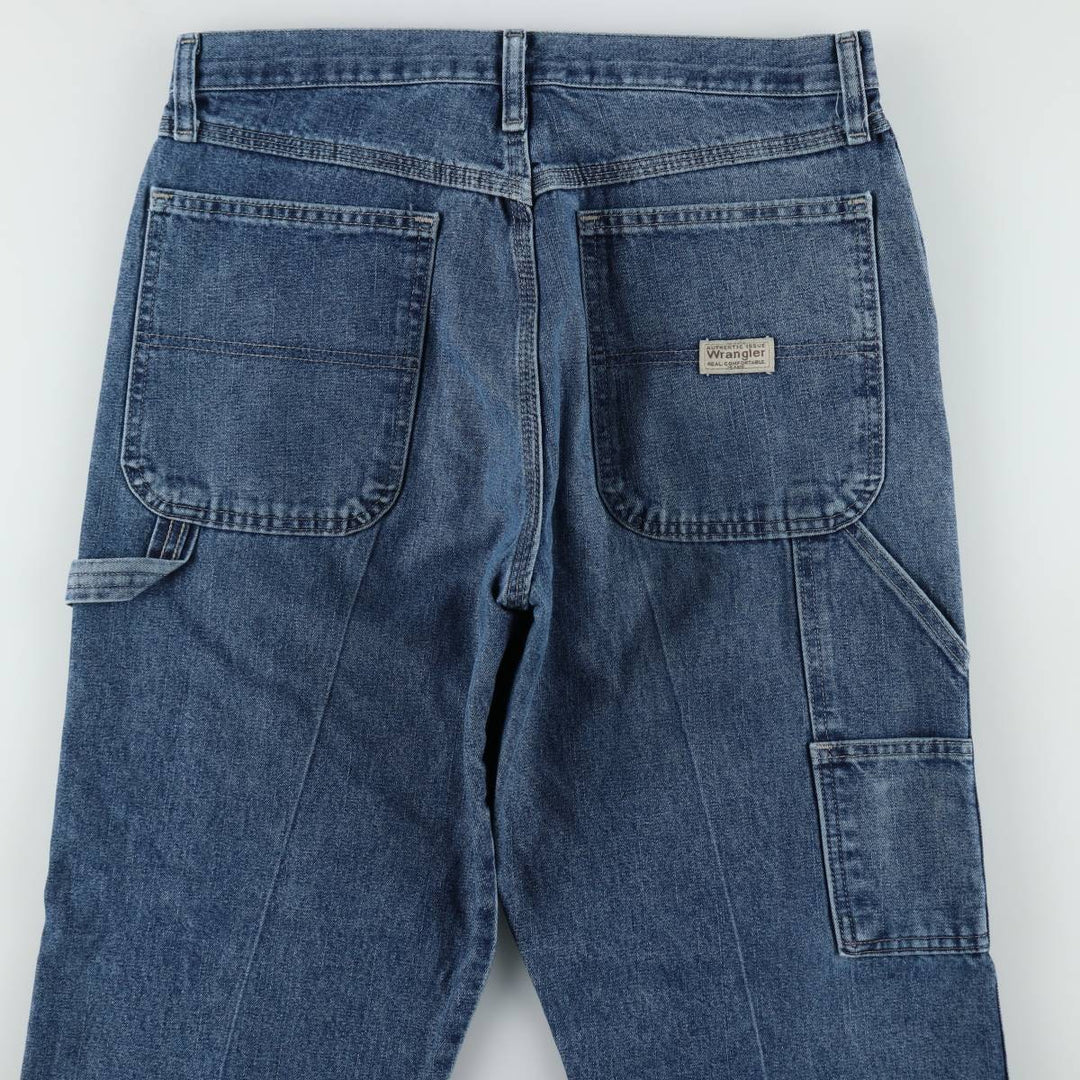 Wrangler Denim Painter Pants for Men, W32 equivalent cotton blue type Vintage Second Hand
