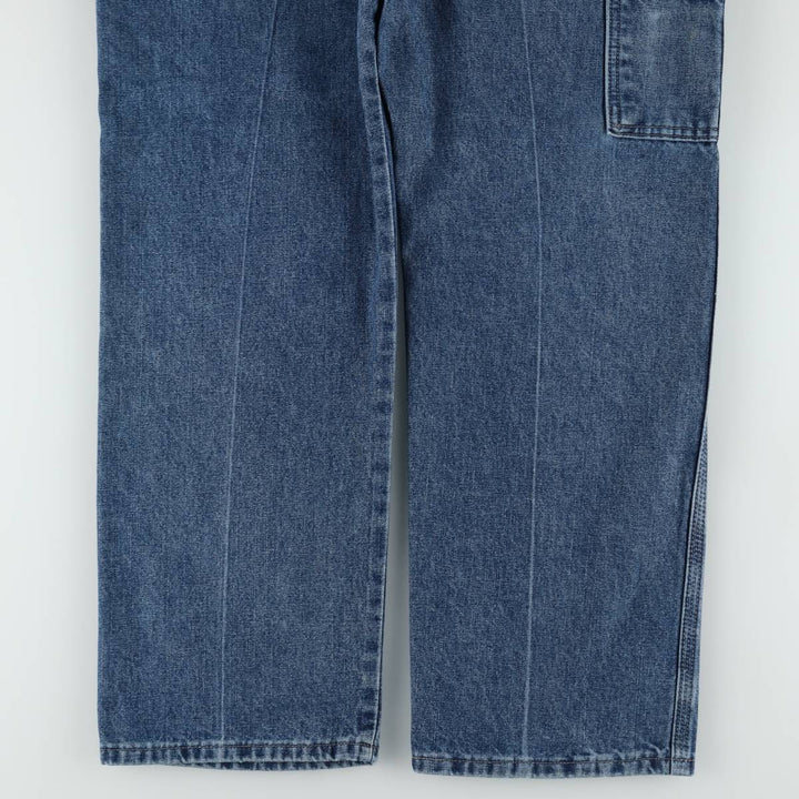 Wrangler Denim Painter Pants for Men, W32 equivalent cotton blue type Vintage Second Hand