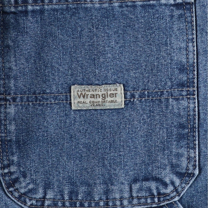 Wrangler denim painter pants, men's size W34 (approx.), wide-leg pants. cotton blue type Vintage Second Hand