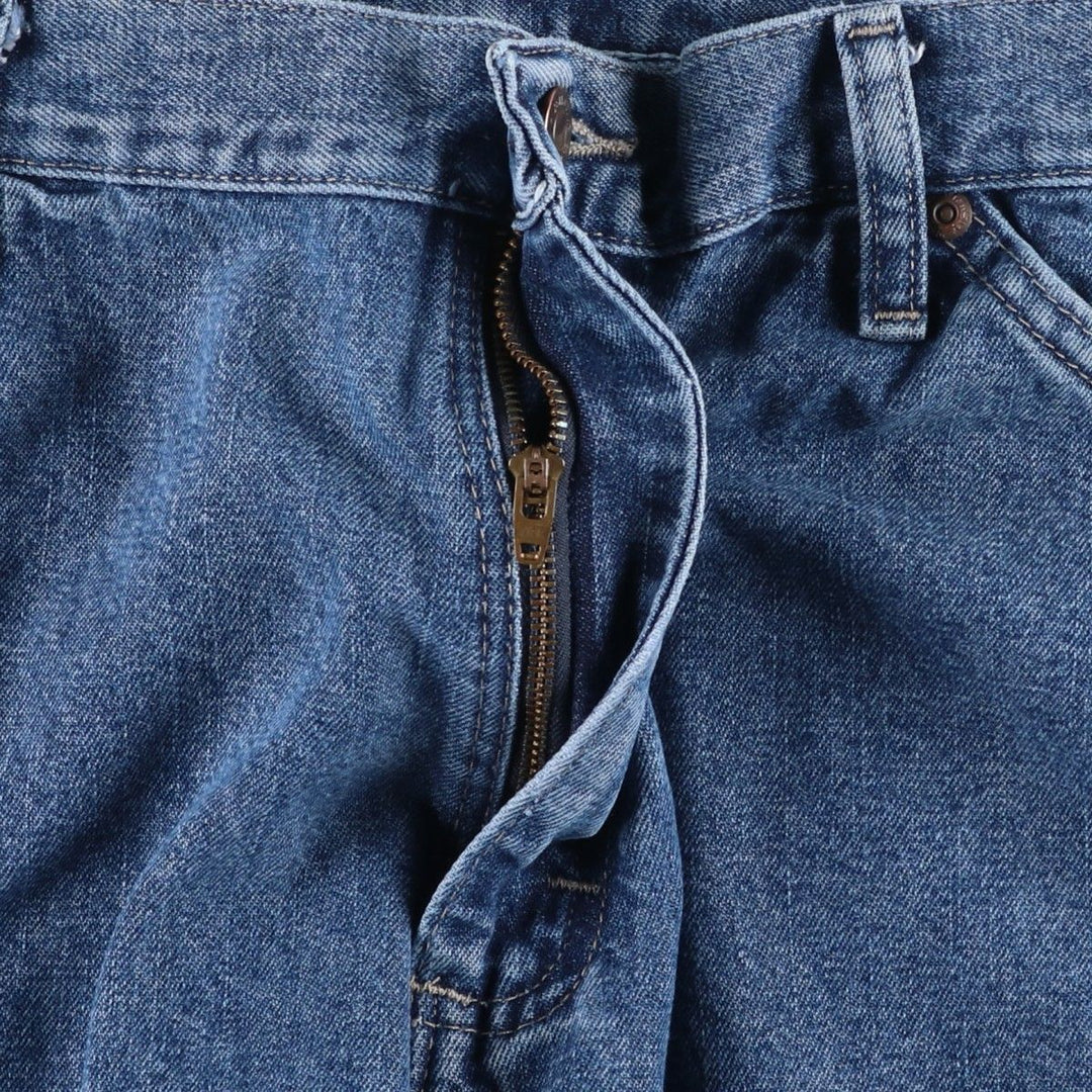 Wrangler denim painter pants, men's size W34 (approx.), wide-leg pants. cotton blue type Vintage Second Hand