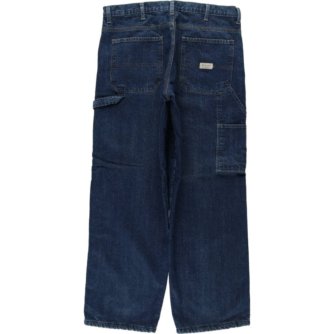 Wrangler Denim Painter Pants for Men, W36 cotton blue type Vintage Second Hand