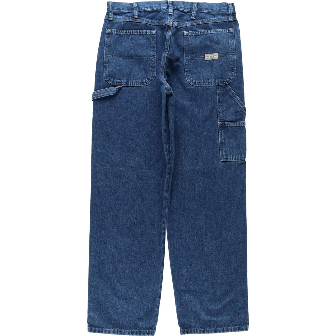 Wrangler Carpenter Denim Painter Pants, Men's, Size W34 cotton blue type Vintage Second Hand