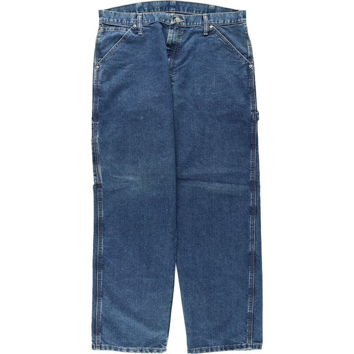 Wrangler Carpenter Denim Painter Pants, Men's, Size W35 cotton blue type Vintage Second Hand