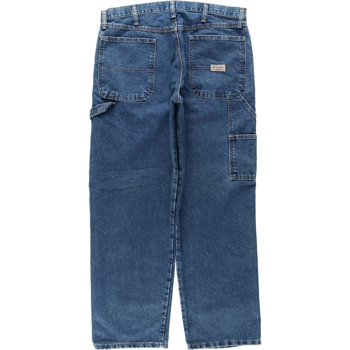 Wrangler Carpenter Denim Painter Pants, Men's, Size W35 cotton blue type Vintage Second Hand