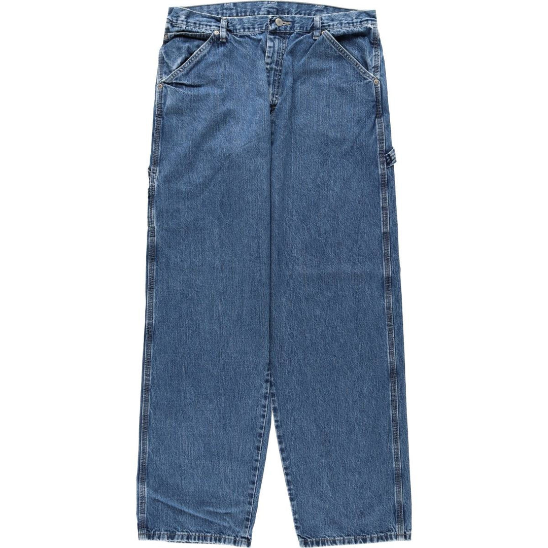 Wrangler Denim Painter Pants for Men, W34 equivalent cotton blue type Vintage Second Hand