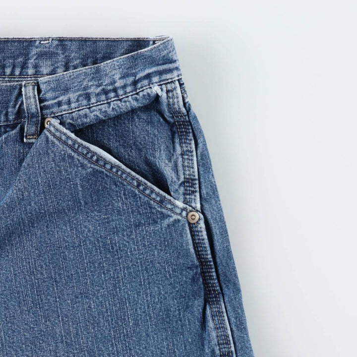 Wrangler Denim Painter Pants for Men, W34 equivalent cotton blue type Vintage Second Hand