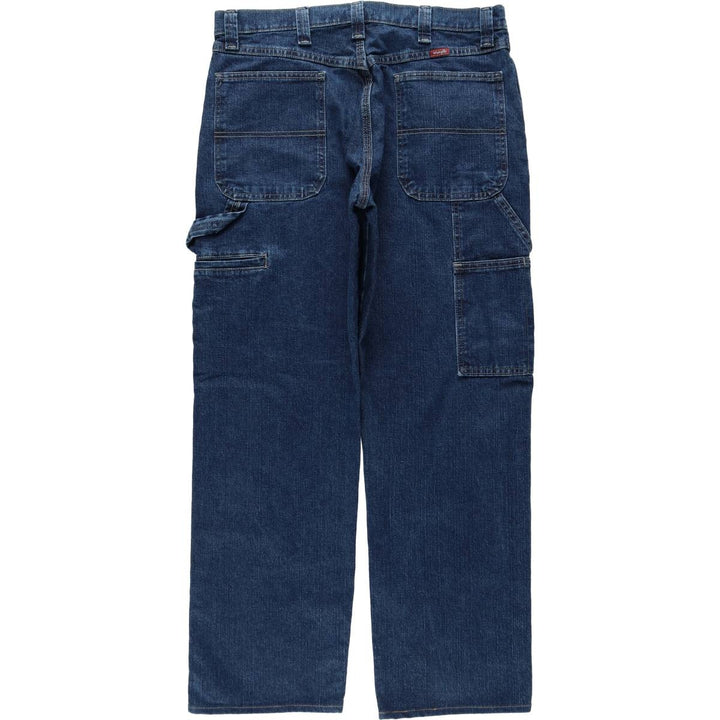 Wrangler Denim Painter Pants for Men, W35 cotton blue type Vintage Second Hand