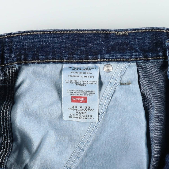 Wrangler Denim Painter Pants for Men, W35 cotton blue type Vintage Second Hand