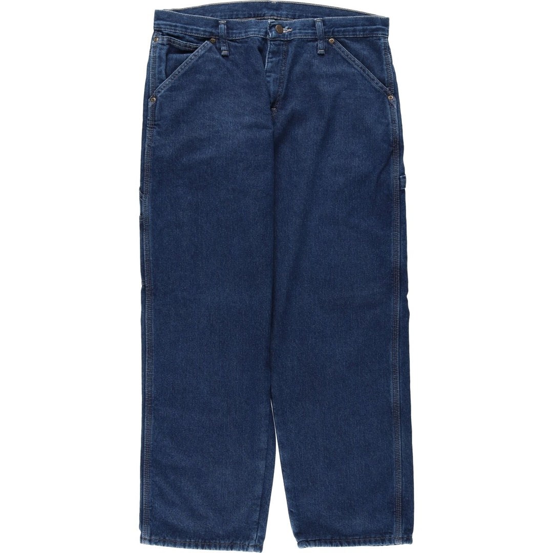 Wrangler Denim Painter Pants for Men, W35 cotton blue type Vintage Second Hand