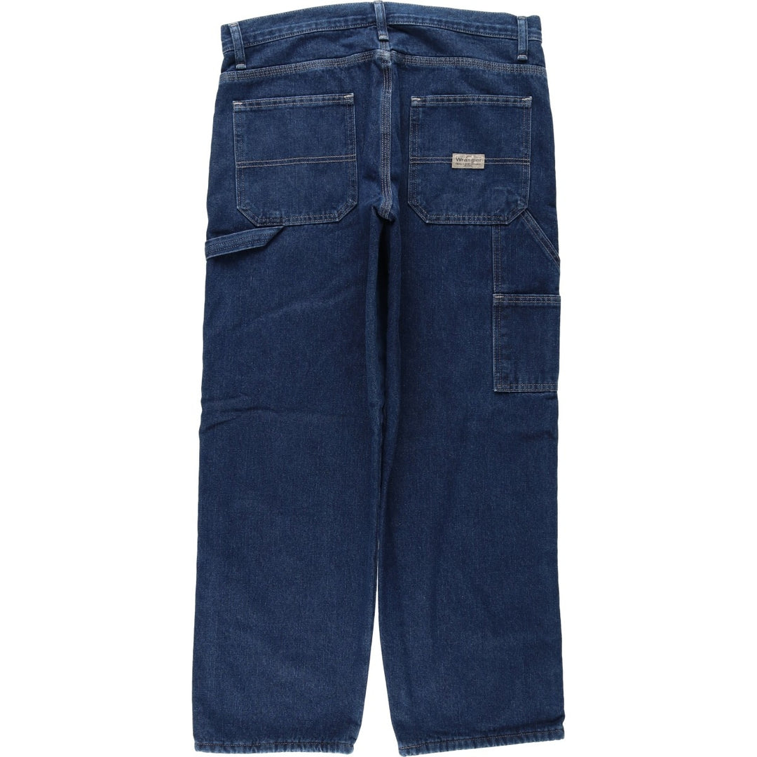 Wrangler Denim Painter Pants for Men, W35 cotton blue type Vintage Second Hand