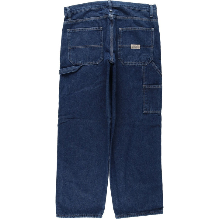 Wrangler Denim Painter Pants for Men, W35 cotton blue type Vintage Second Hand