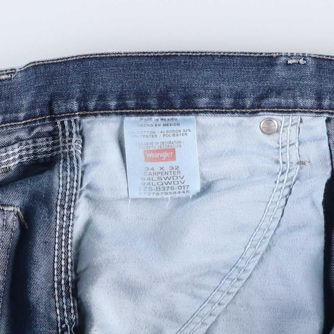 Wrangler Denim Painter Pants for Men, W36 cotton blue type Vintage Second Hand