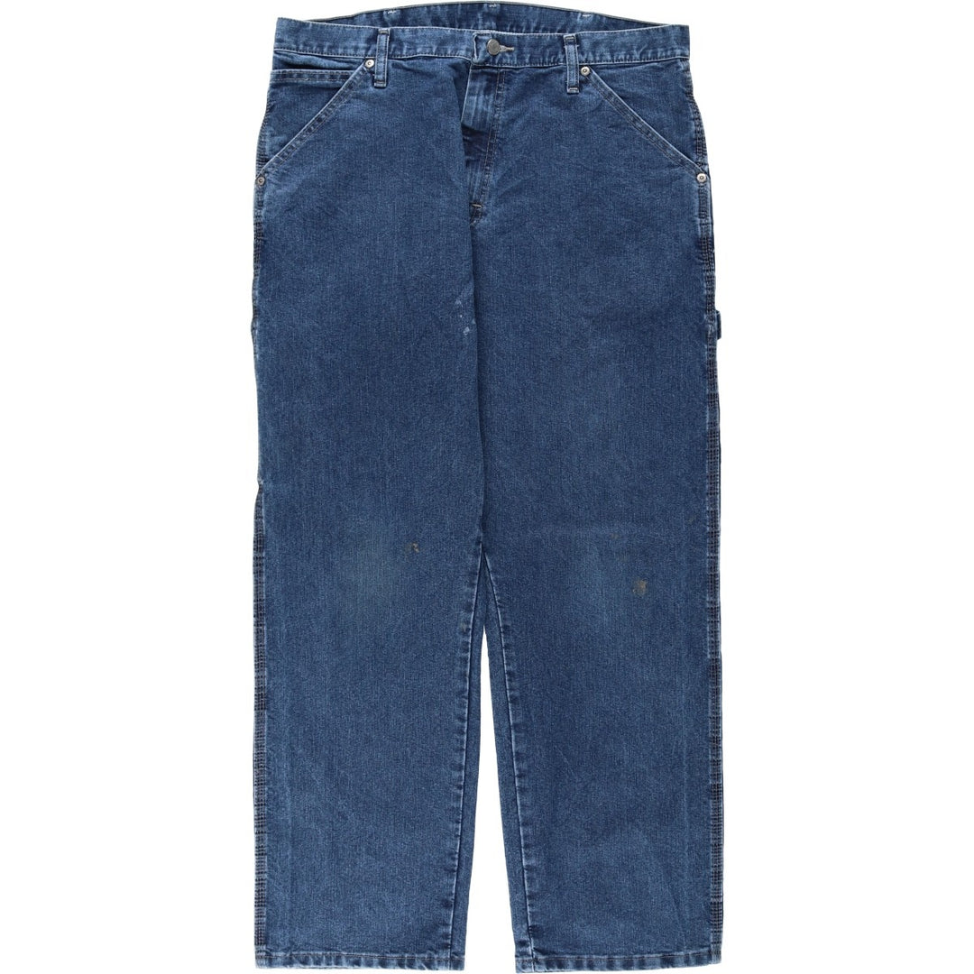 Wrangler Denim Painter Pants for Men, W36 cotton blue type Vintage Second Hand