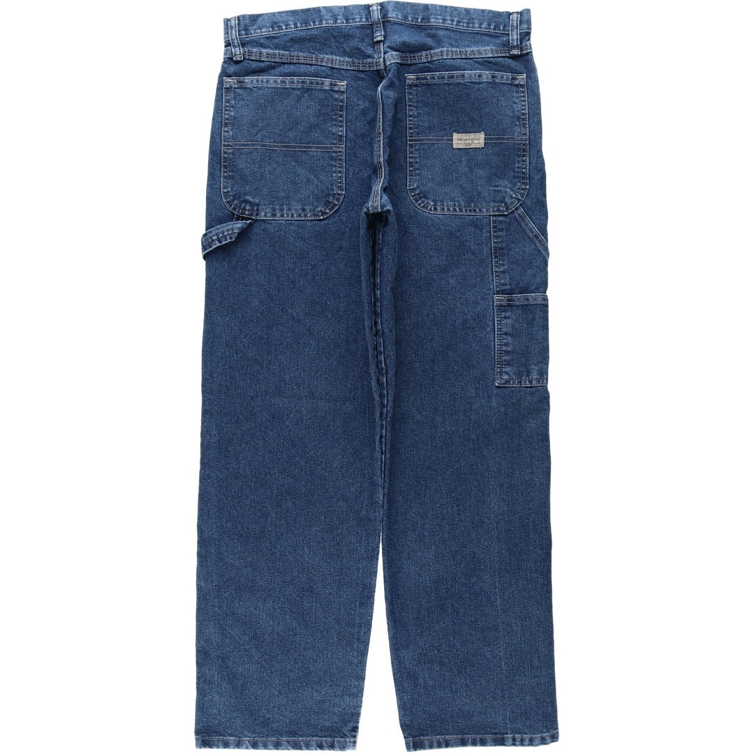 Wrangler Denim Painter Pants for Men, W34 equivalent cotton blue type Vintage Second Hand