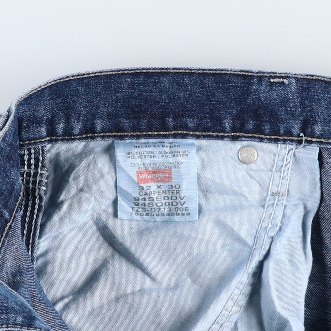 Wrangler Denim Painter Pants for Men, W34 equivalent cotton blue type Vintage Second Hand