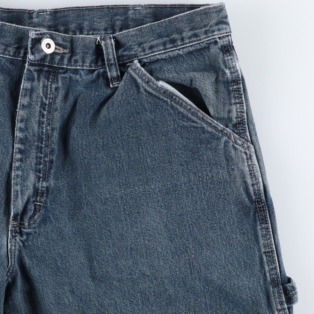 Wrangler Denim Painter Pants for Men, W35 cotton blue type Vintage Second Hand