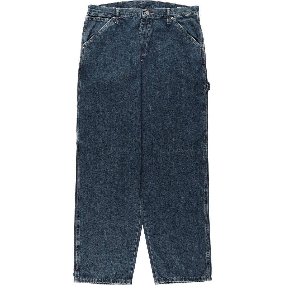 Wrangler Denim Painter Pants for Men, W35 cotton blue type Vintage Second Hand