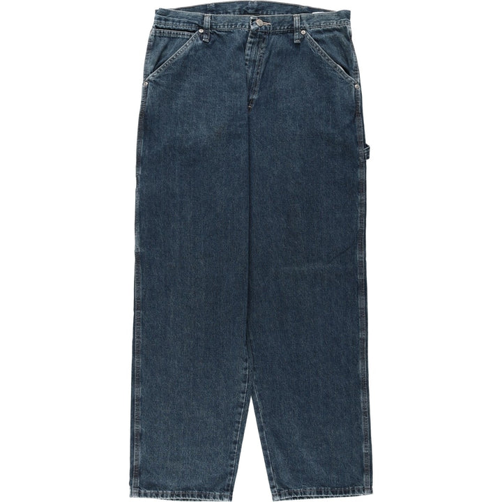 Wrangler Denim Painter Pants for Men, W35 cotton blue type Vintage Second Hand