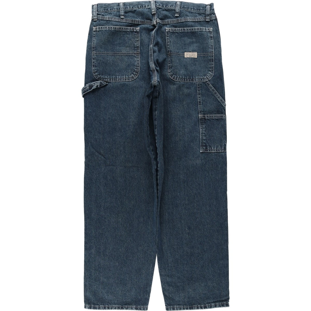 Wrangler Denim Painter Pants for Men, W35 cotton blue type Vintage Second Hand