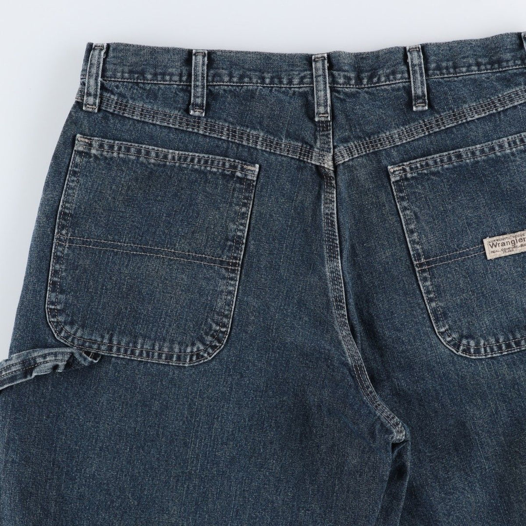 Wrangler Denim Painter Pants for Men, W35 cotton blue type Vintage Second Hand