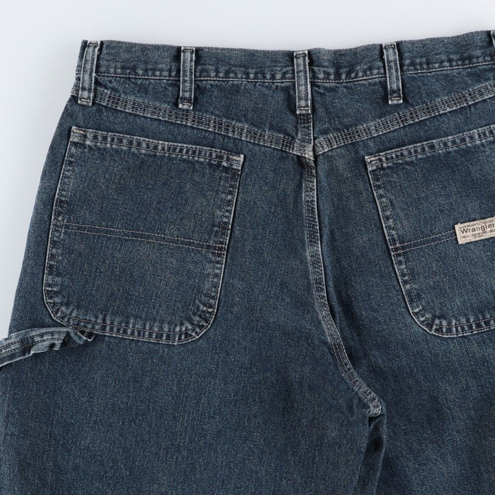 Wrangler Denim Painter Pants for Men, W35 cotton blue type Vintage Second Hand
