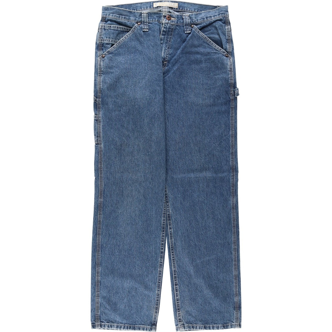 Lee Dungarees Carpenter Denim Painter Pants for Men, W34 cotton blue type Vintage Second Hand