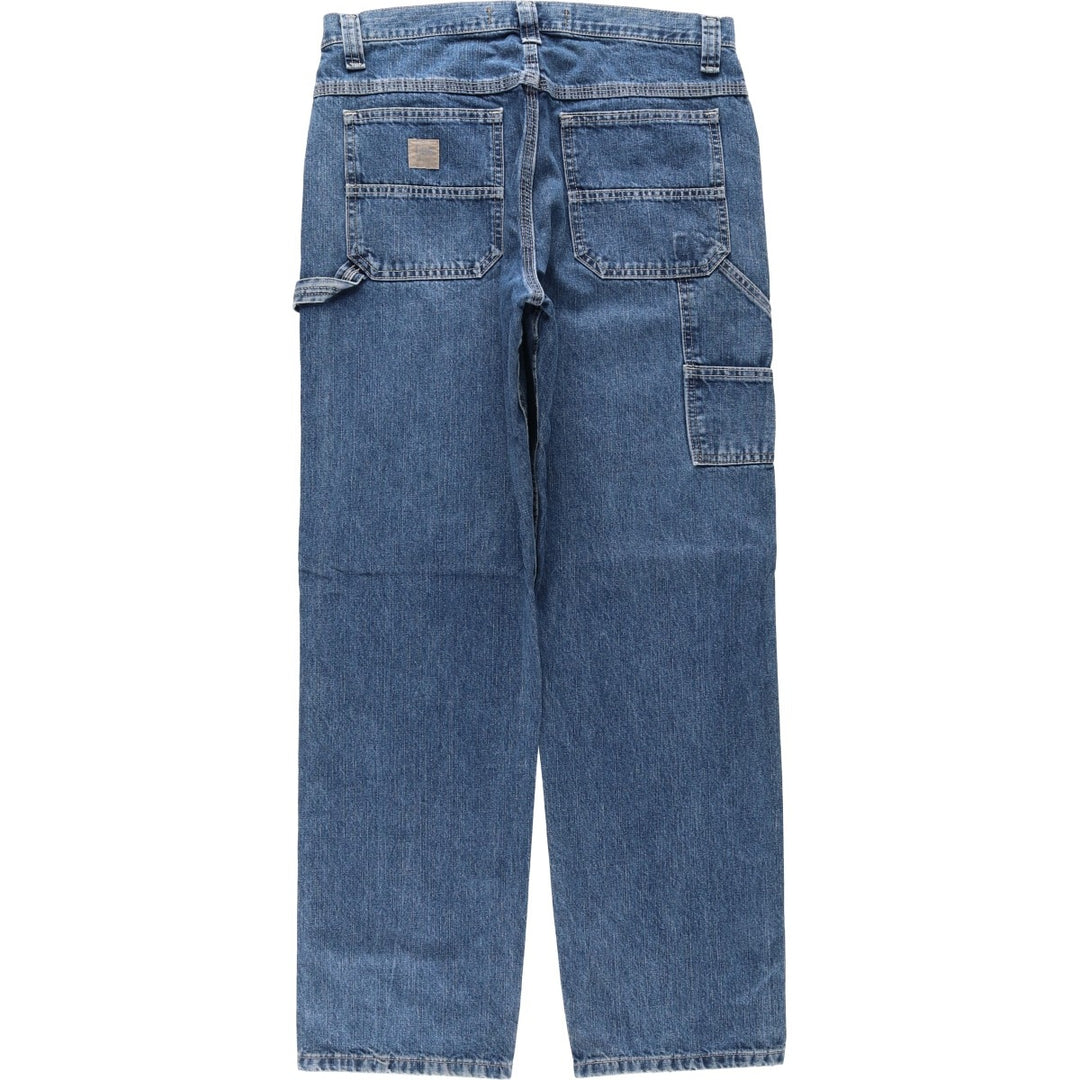 Lee Dungarees Carpenter Denim Painter Pants for Men, W34 cotton blue type Vintage Second Hand