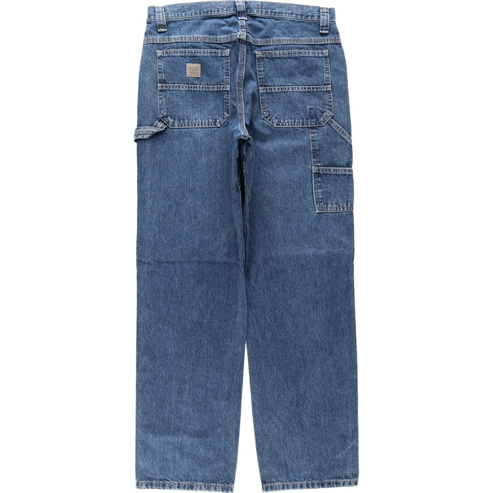 Lee Dungarees Carpenter Denim Painter Pants for Men, W34 cotton blue type Vintage Second Hand
