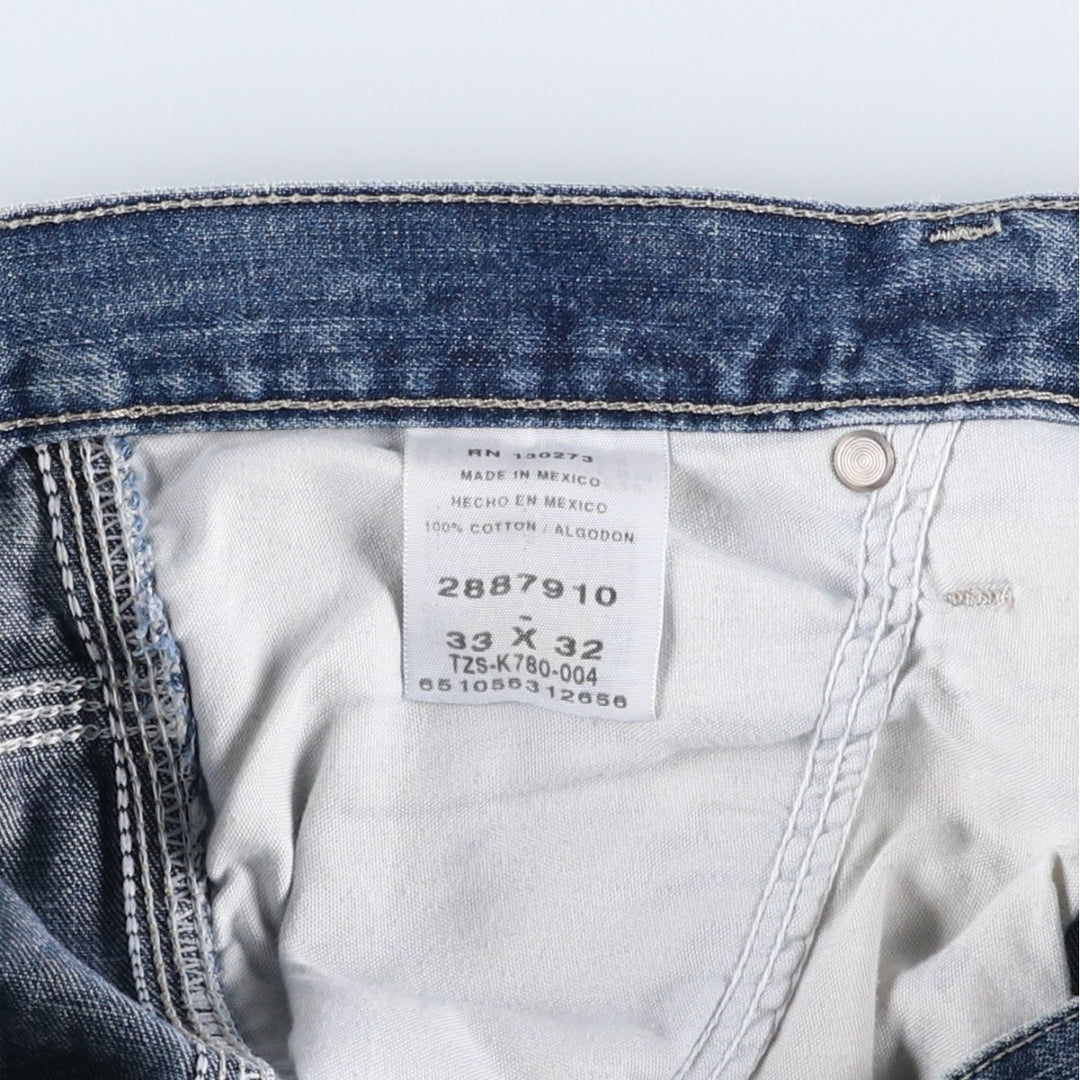 Lee Dungarees Carpenter Denim Painter Pants for Men, W34 cotton blue type Vintage Second Hand