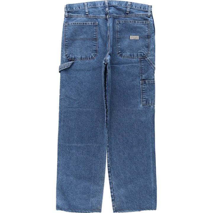 00'S Wrangler CARPENTER denim painter pants for men, W35 equivalent cotton blue type Vintage Second Hand