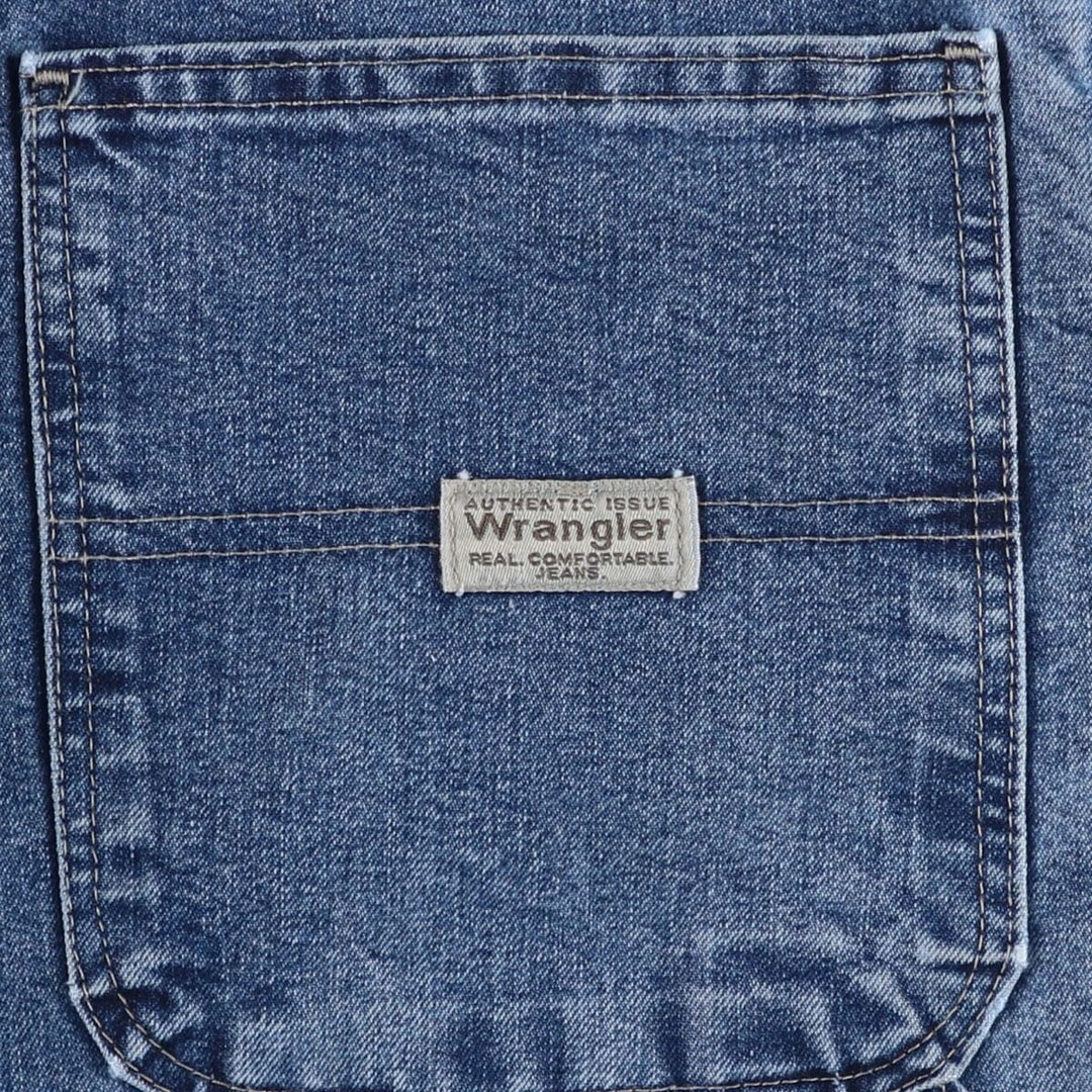00'S Wrangler CARPENTER denim painter pants for men, W35 equivalent cotton blue type Vintage Second Hand