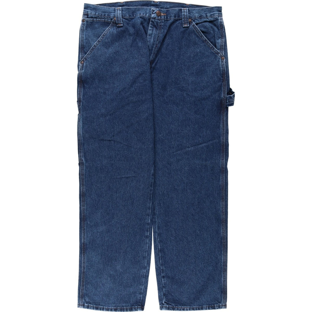 00'S Wrangler CARPENTER denim painter pants for men, equivalent to w36 cotton blue type Vintage Second Hand