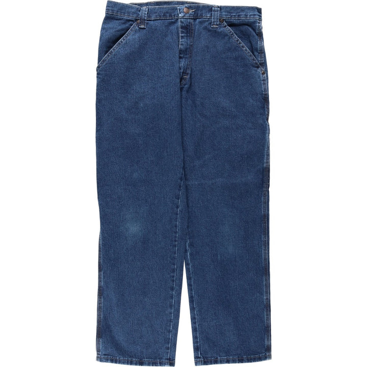 00'S Wrangler Denim Painter Pants Men's W34 cotton blue type Vintage Second Hand