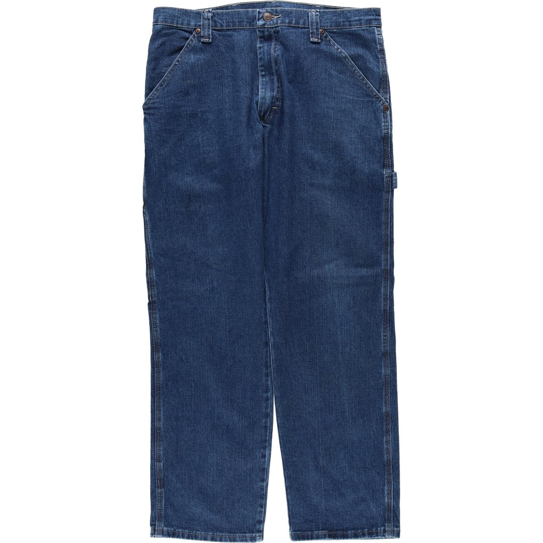 Wrangler Denim Painter Pants for Men, W34 equivalent cotton blue type Vintage Second Hand