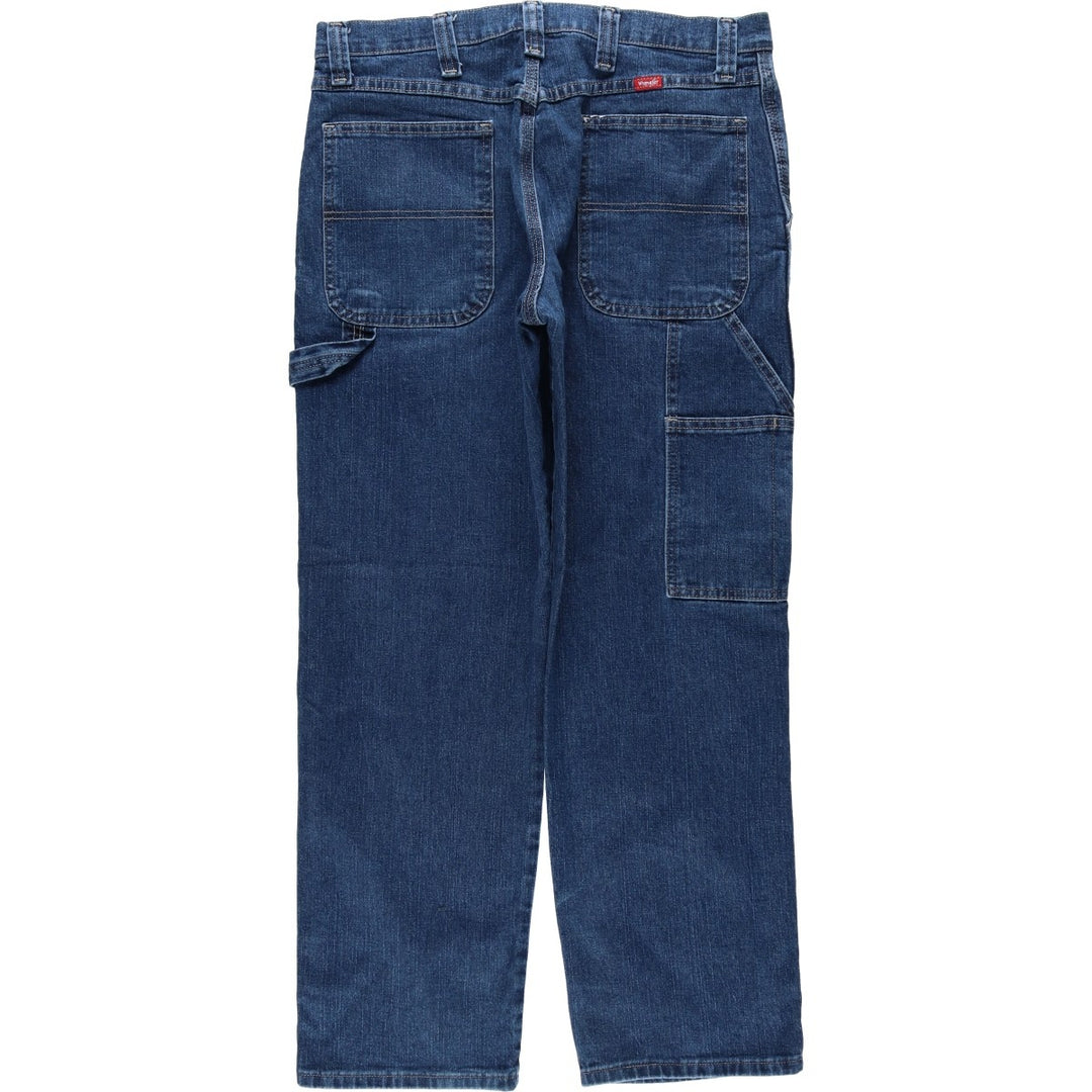 Wrangler Denim Painter Pants for Men, W34 equivalent cotton blue type Vintage Second Hand