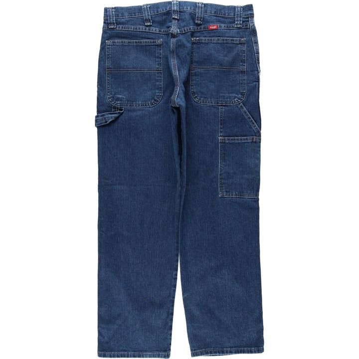 Wrangler Denim Painter Pants for Men, W34 equivalent cotton blue type Vintage Second Hand