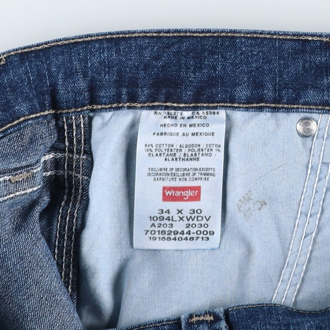 Wrangler Denim Painter Pants for Men, W34 equivalent cotton blue type Vintage Second Hand