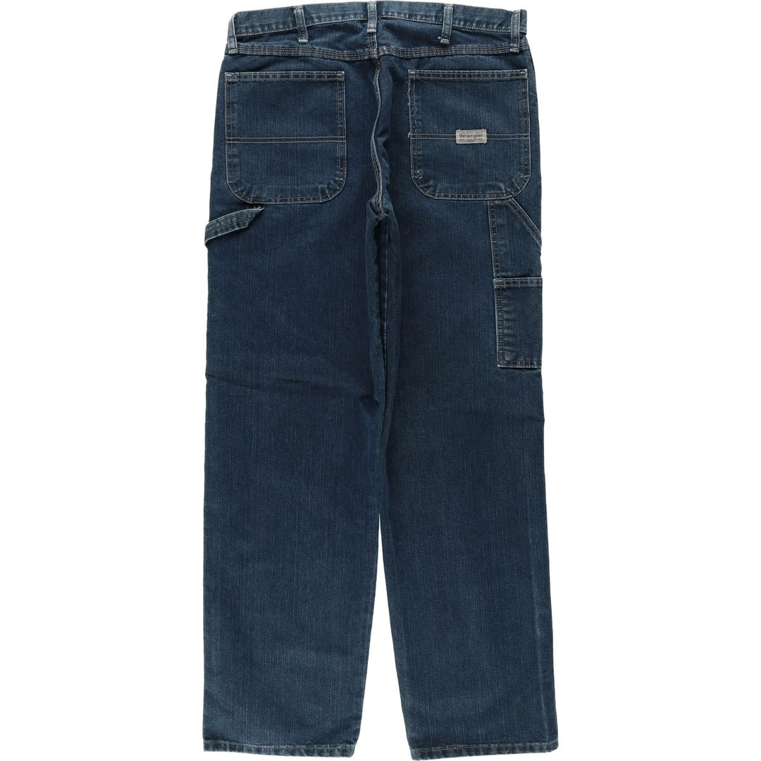 Wrangler Carpenter Denim Painter Pants, Men's, Size W34 cotton Navy blue Vintage Second Hand