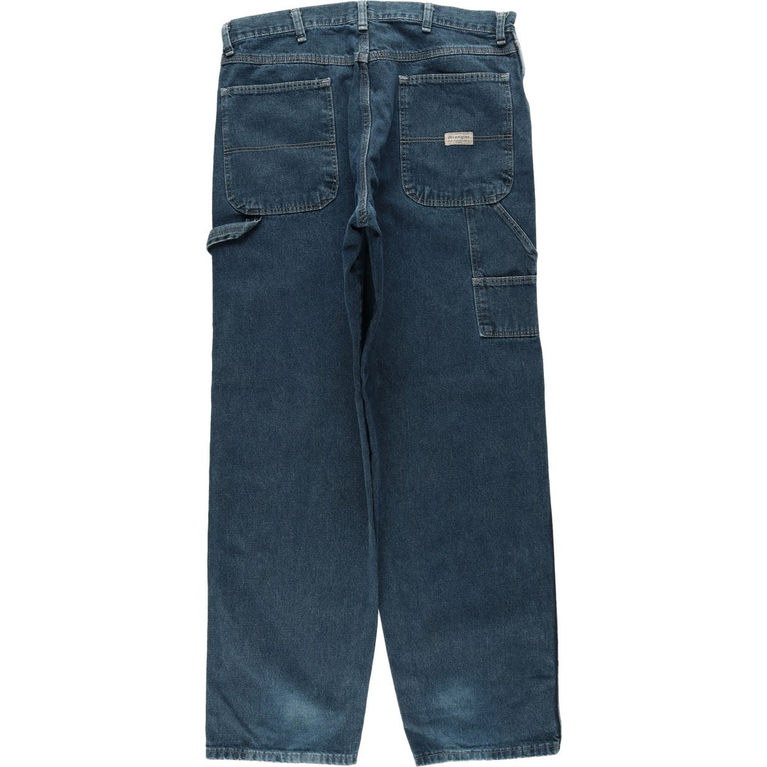 Wrangler Carpenter Denim Painter Pants, Men's, Size W35 cotton Navy blue Vintage Second Hand