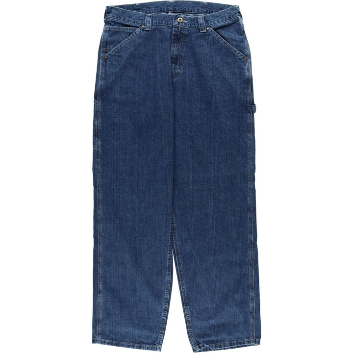 Lee DUNGAREES denim painter pants for men, size W34 unclear blue type Vintage Second Hand