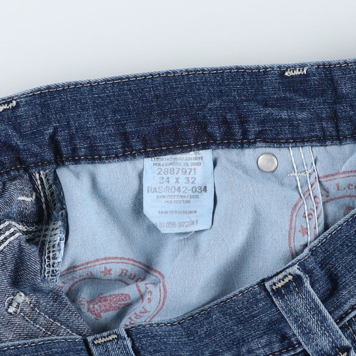 Lee DUNGAREES denim painter pants for men, size W34 unclear blue type Vintage Second Hand