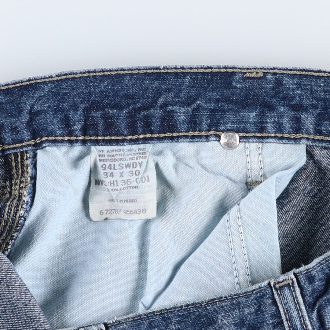 Wrangler Denim Painter Pants for Men, W35 cotton blue type Vintage Second Hand